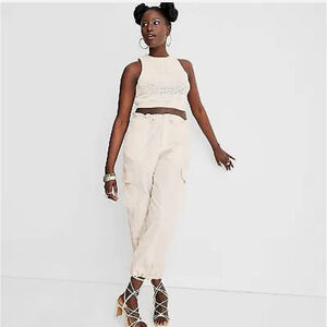 Future Collective Alani Noelle Women's XS Cargo Pants Nylon XS